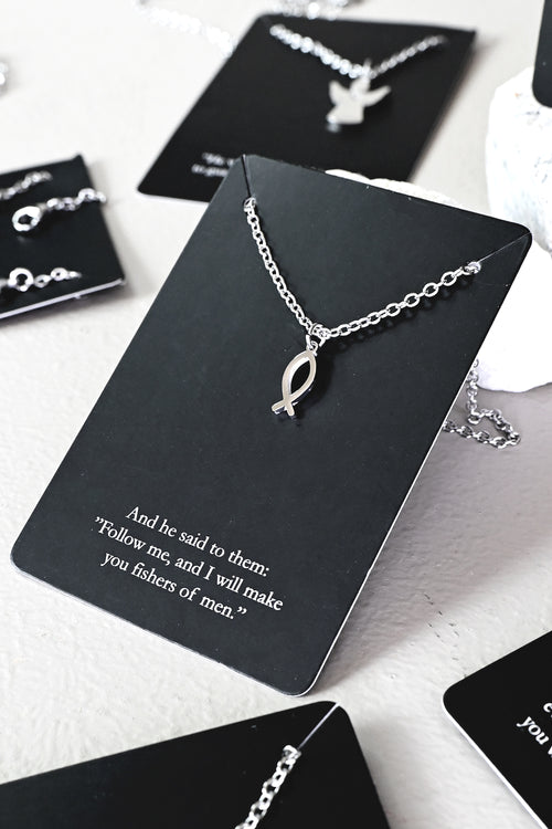 Smycke med berlock: Jesusfisken