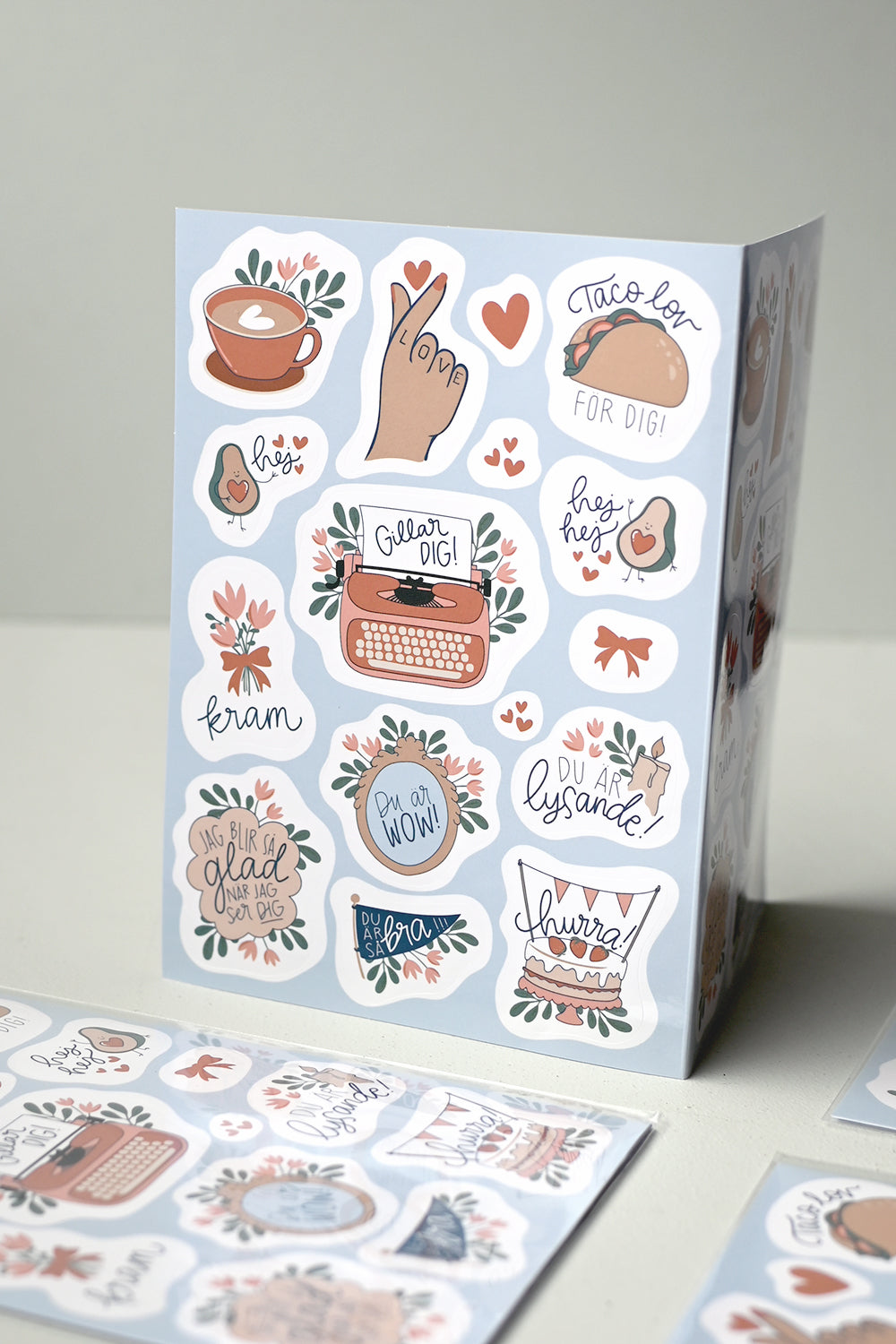 Klistermärkesark: Taco lov för dig