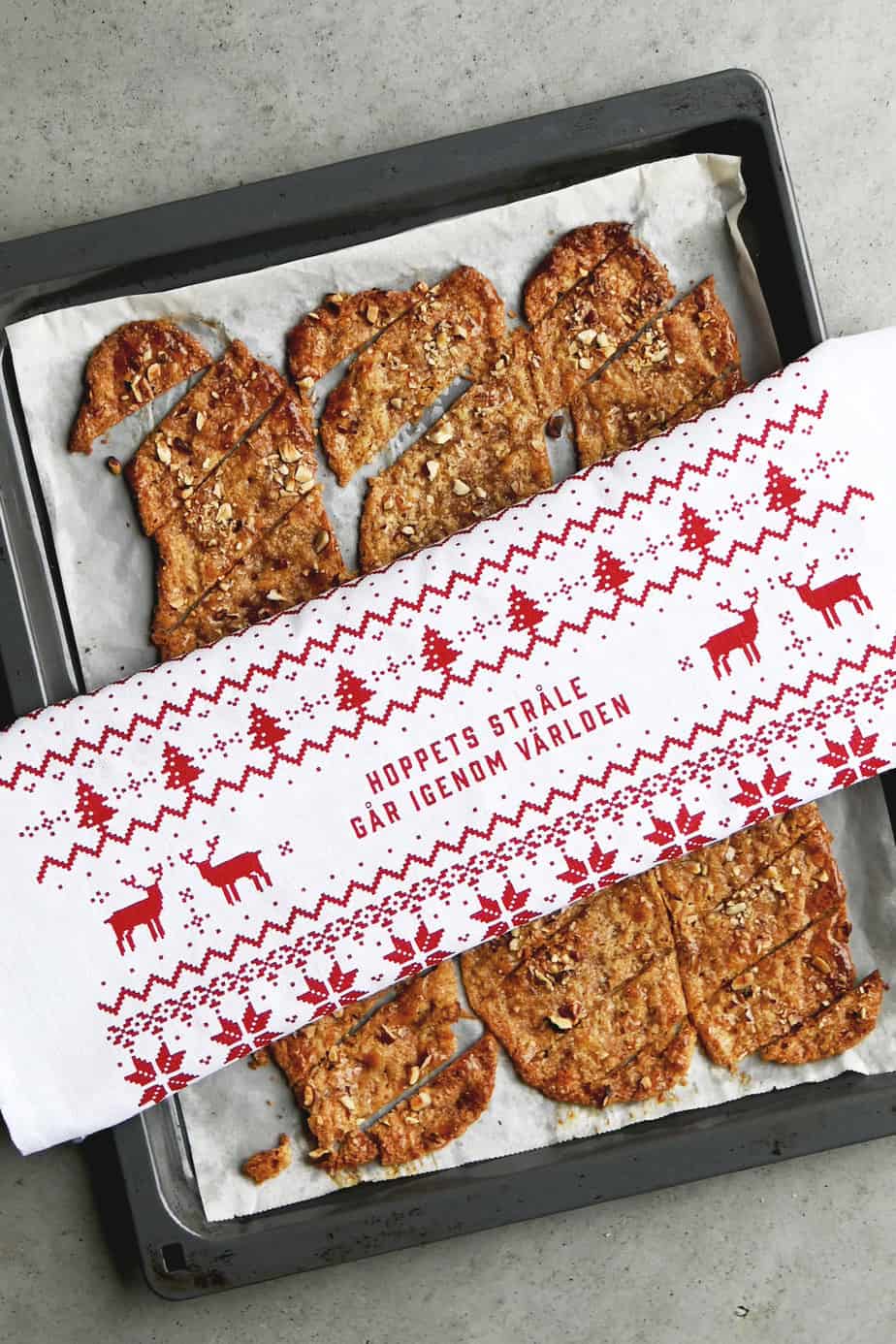 Kökshandduk: Hoppets stråle går igenom världen