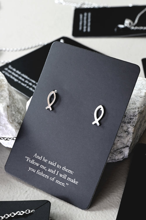 Små örhängen: Jesusfisken