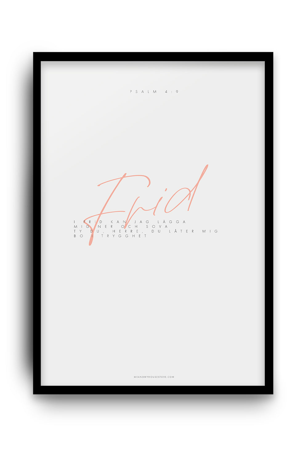 Poster: I frid kan jag lägga mig ner