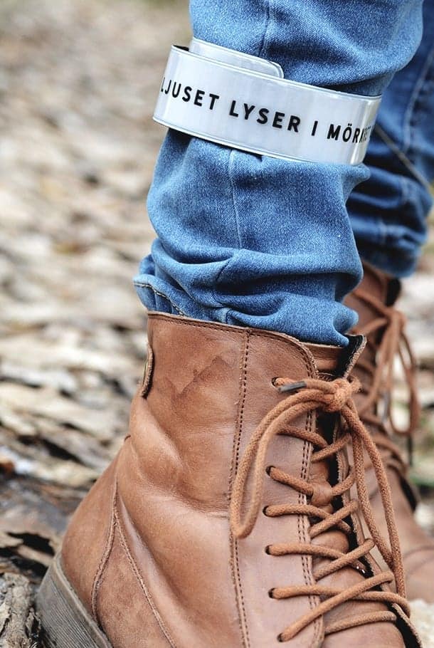 Reflex-slap wrap: Ljuset lyser i mörkret