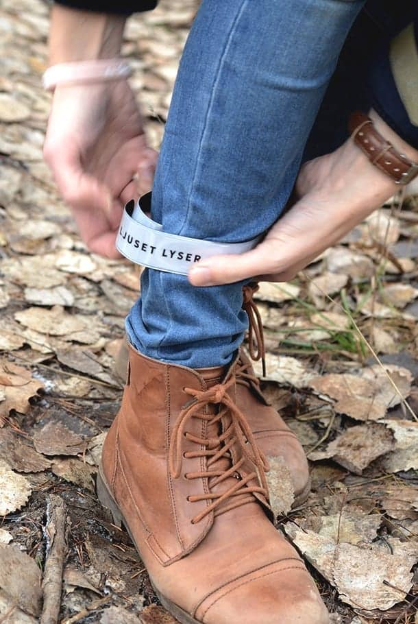 Reflex-slap wrap: Ljuset lyser i mörkret