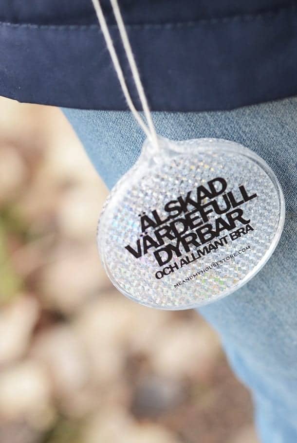 Reflexbricka: Älskad, värdefull, dyrbar och allmänt bra