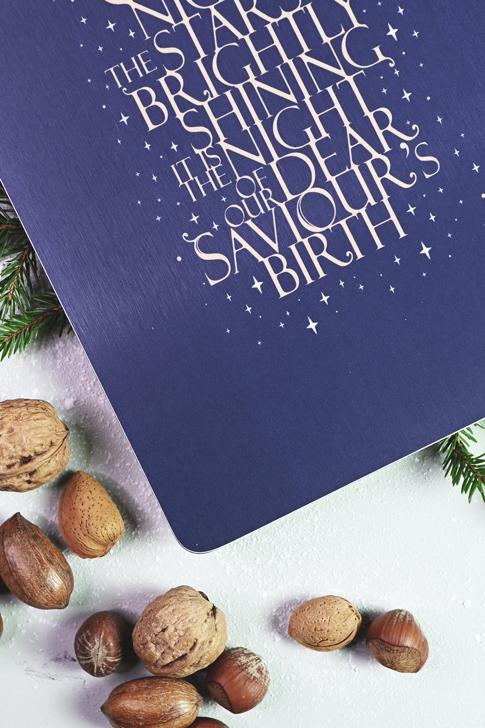 Julig serveringsbräda: O Holy night