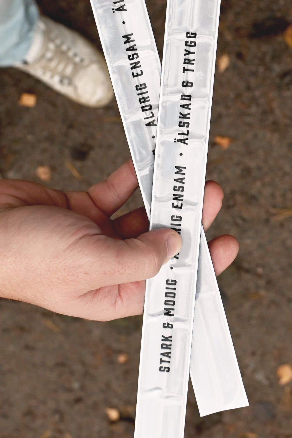 Lång slap wrap-reflex: Stark & modig, aldrig ensam, älskad & trygg