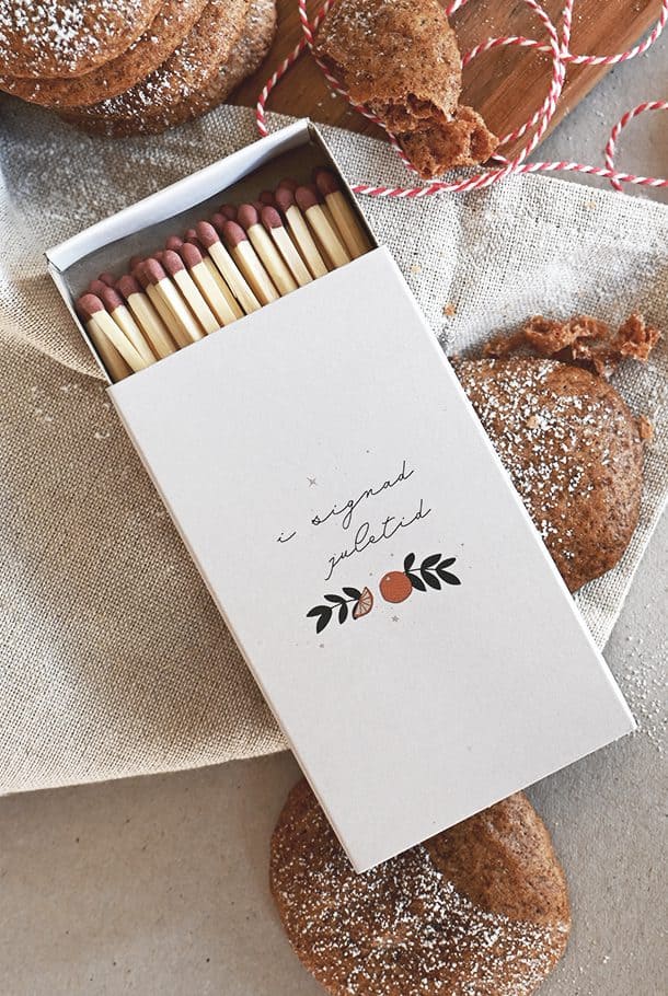 Stor tändsticksask: I signad juletid