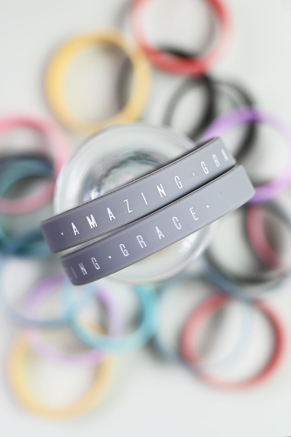 Silikonarmband: Amazing Grace