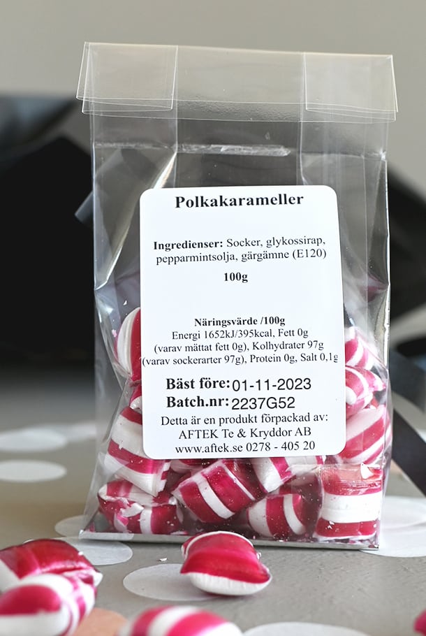 Polkagrisar: Frid, glädje, kärlek