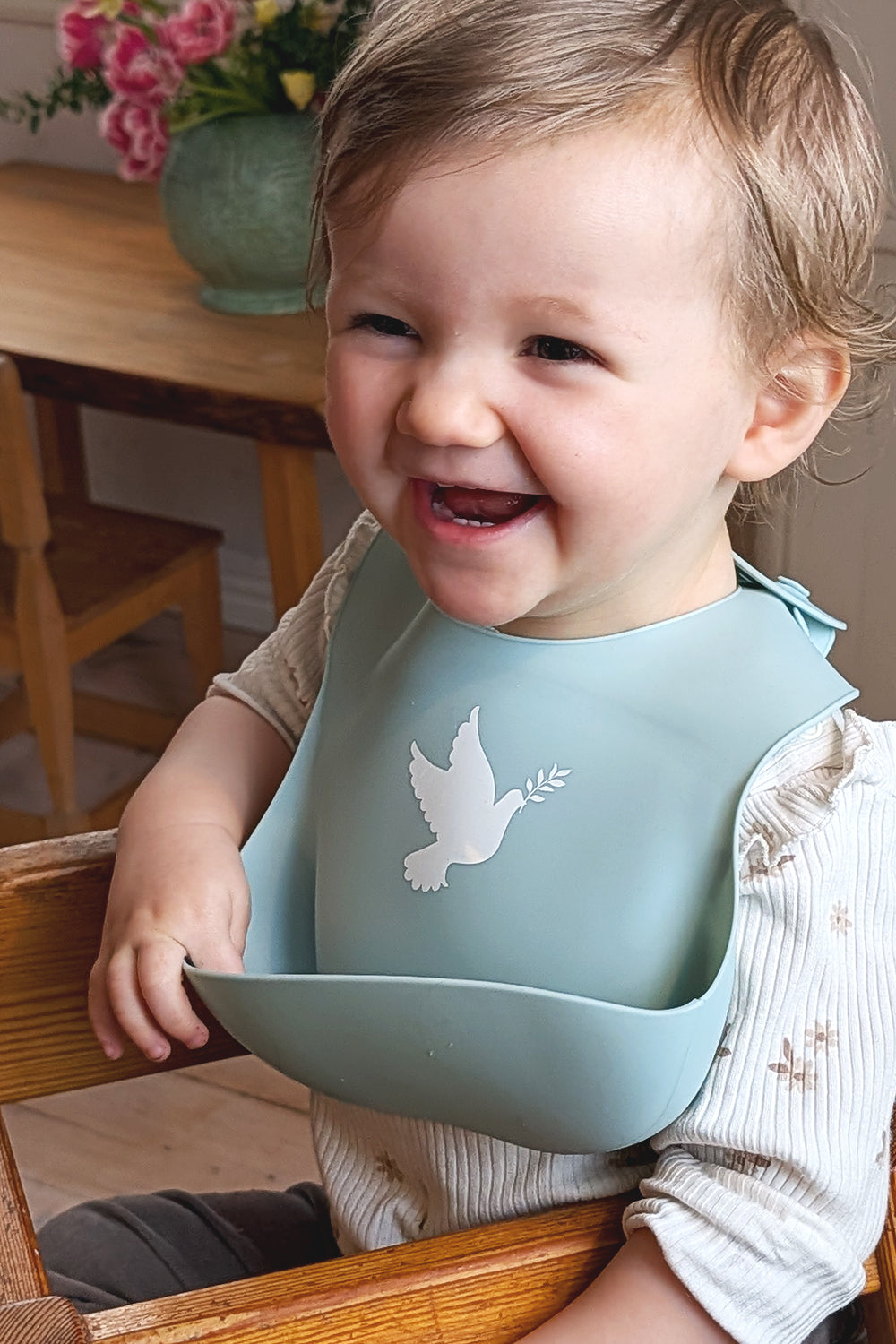 Haklapp i mint: Duva