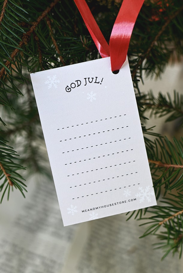 10-pack! Juletikett med barnmotiv: Du är fantastisk