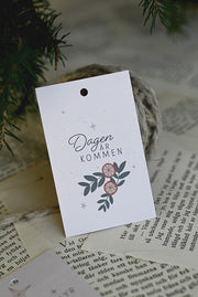 10-pack! Juletikett: Dagen är kommen