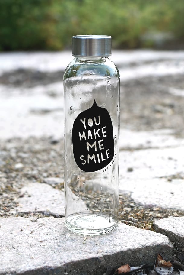 Glasflaska: You make me smile