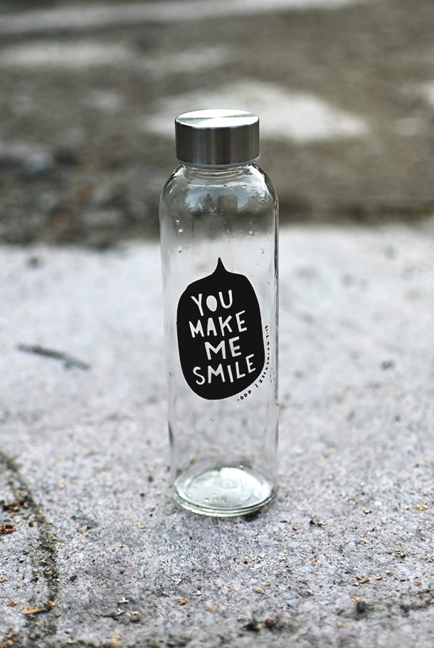 Glasflaska: You make me smile