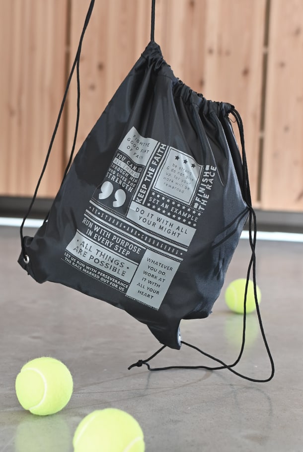 Gympapåse av återvunnen plast: Fight the good fight