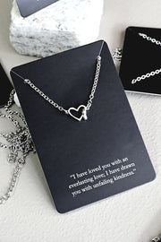 Halsband: Dubbla hjärtan