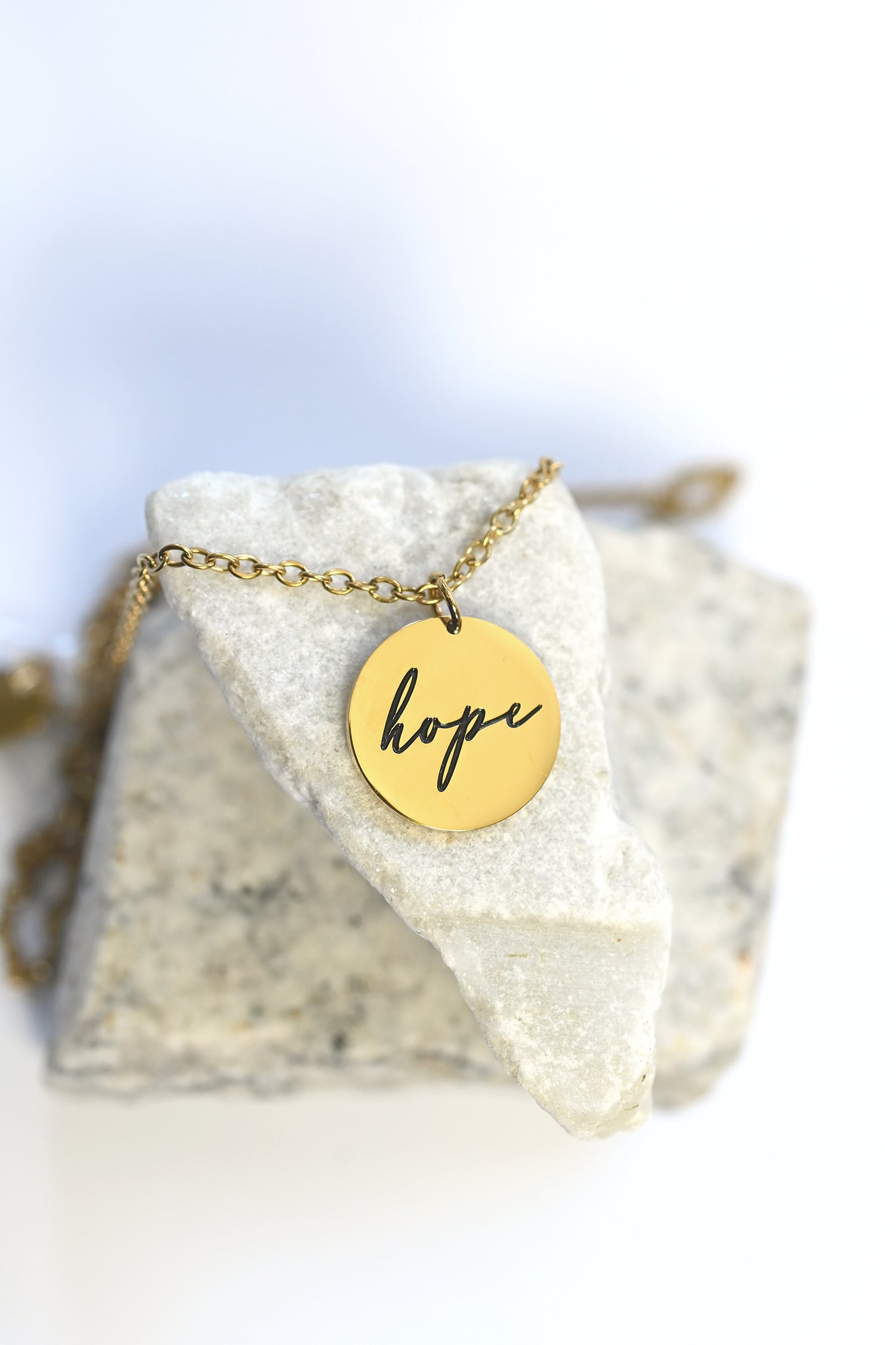 Guldfärgat halsband: Hope