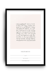 Vigselbevis: Love never fails