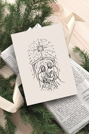 Julkort: Jesu födelse