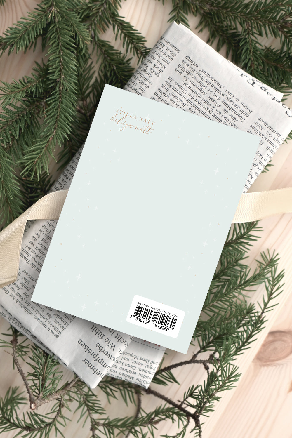 Julkort: Stilla natt, heliga natt