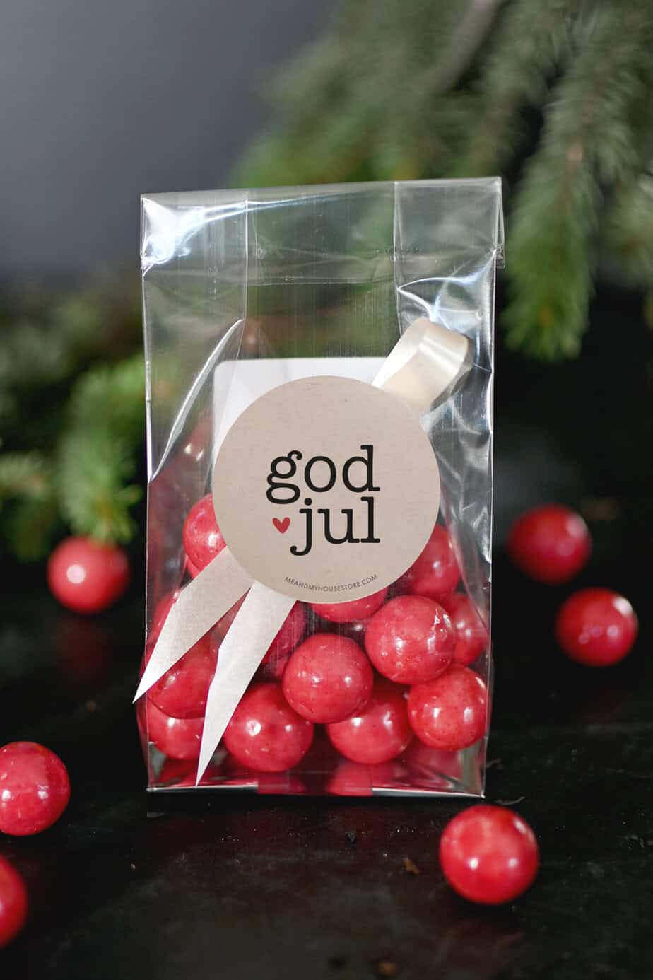 Julkulor med hallon/lakrits: God jul