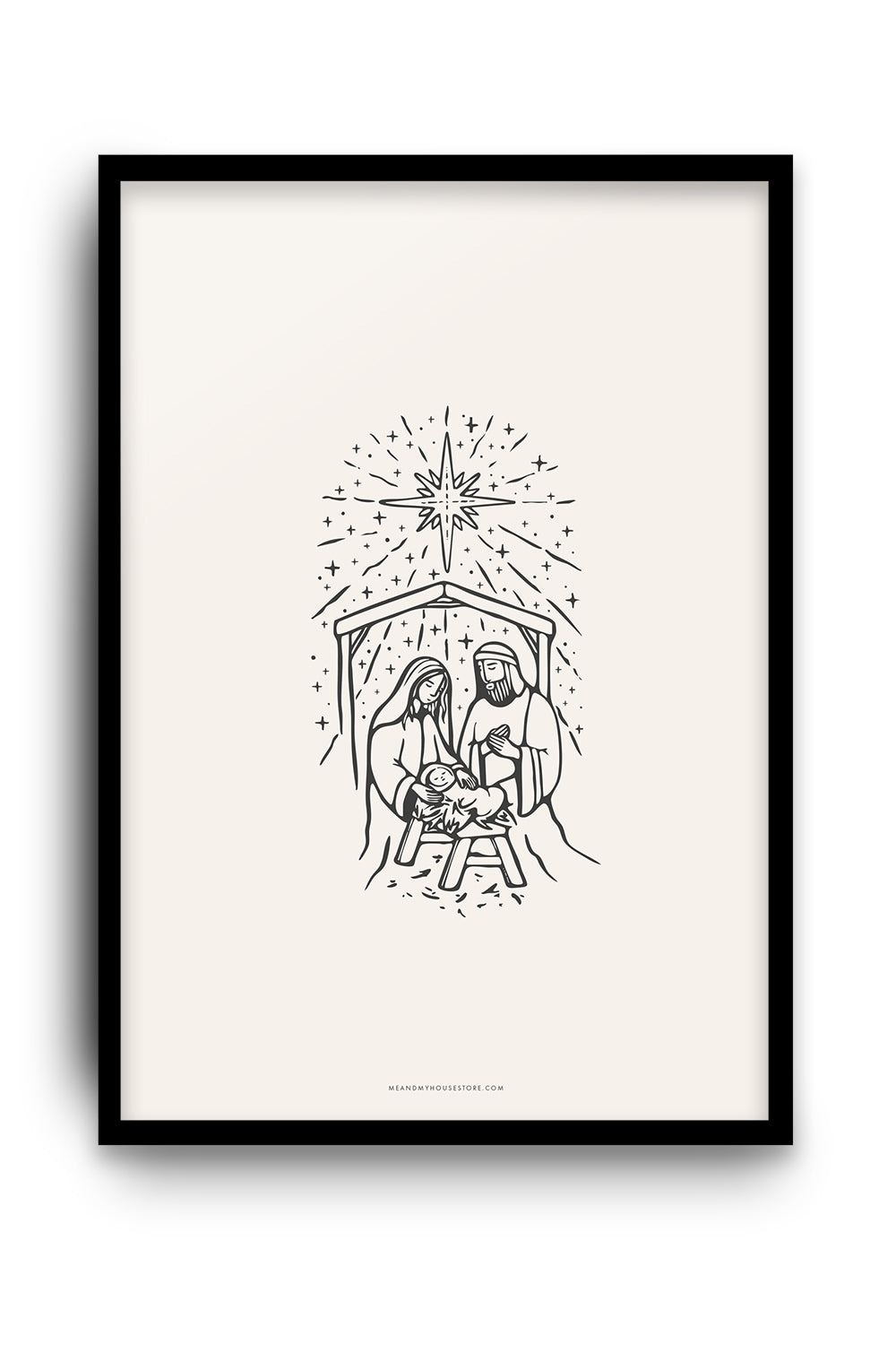 Julposter: Jesu födelse