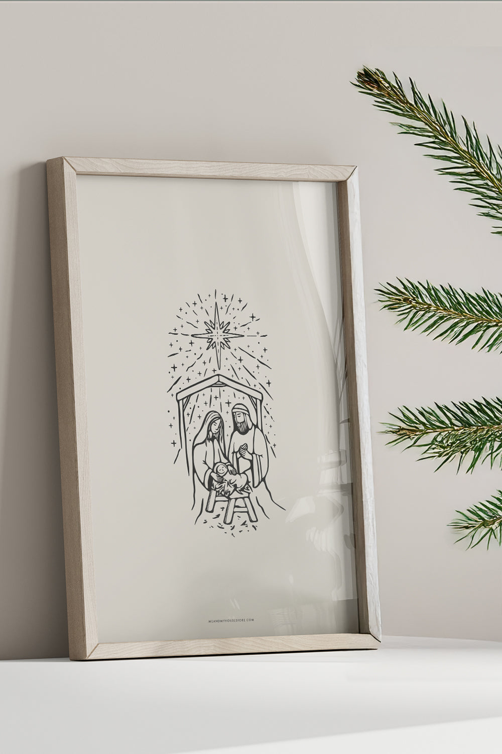 Julposter: Jesu födelse