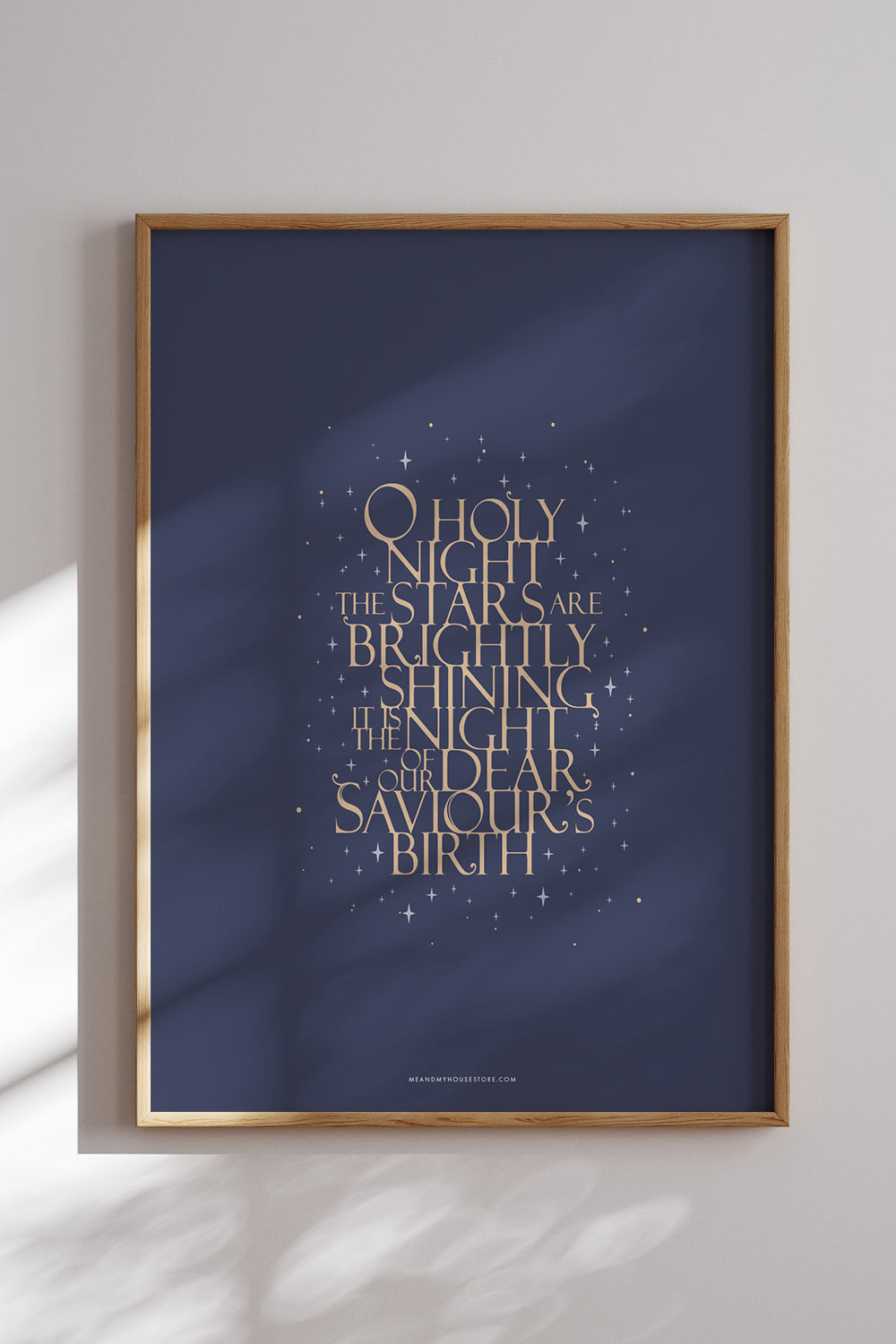 Julposter: O holy night