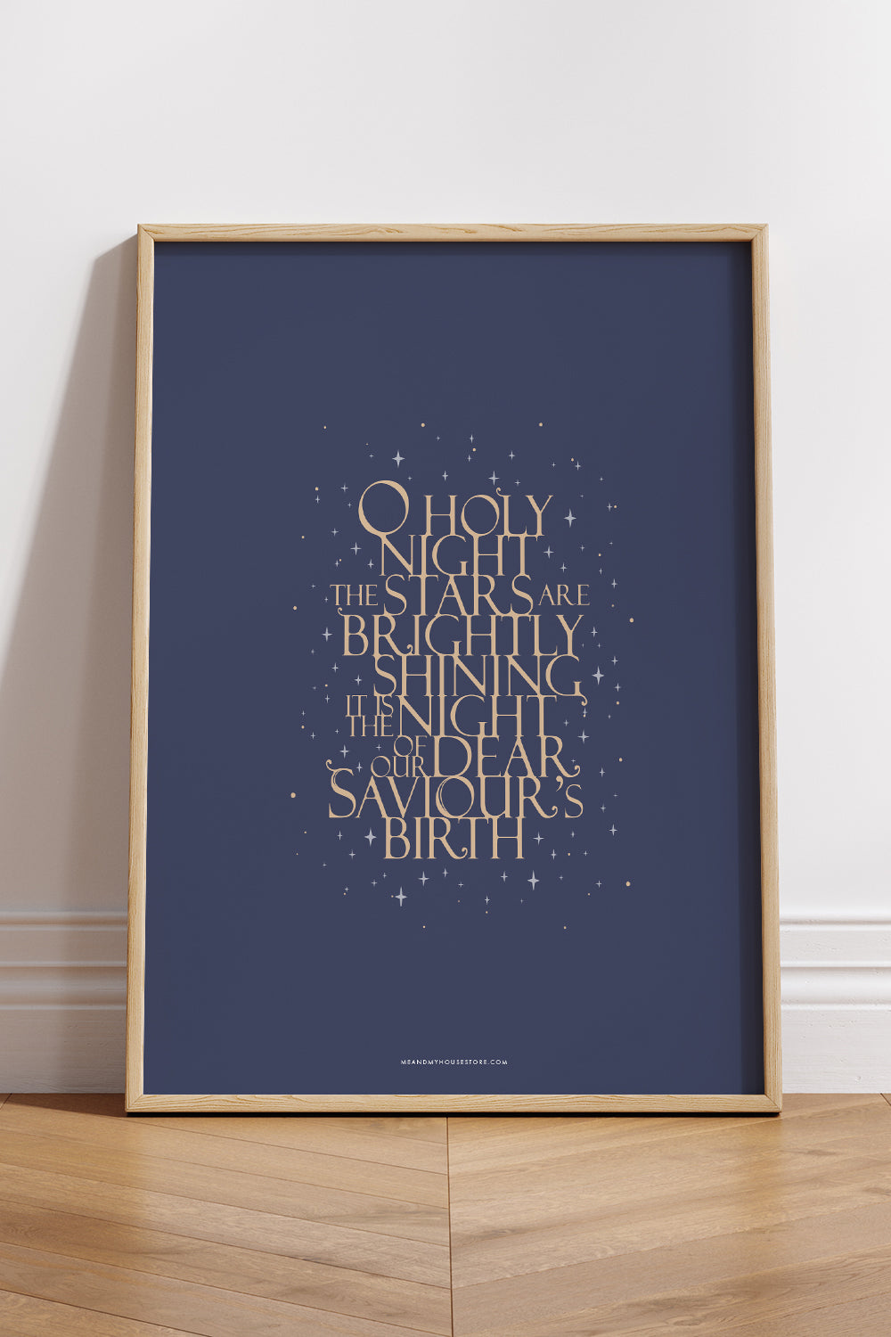 Julposter: O holy night