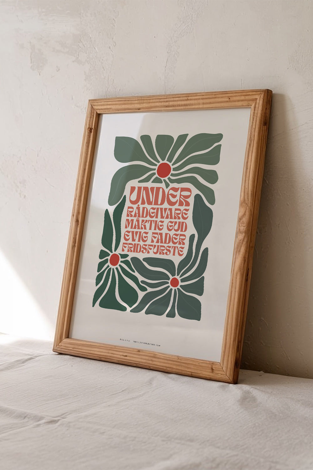 Julposter: Under, rådgivare, mäktig Gud