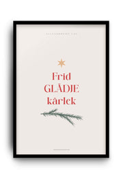 Julposter: Frid, glädje, kärlek