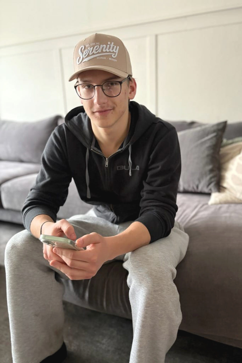 Beige keps: Serenity