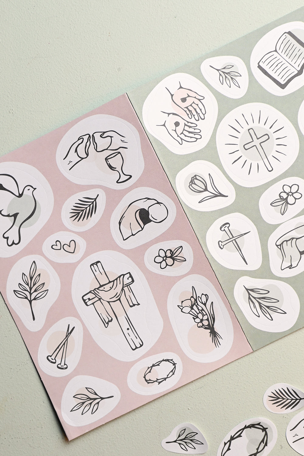 Klistermärkesark: Påsken