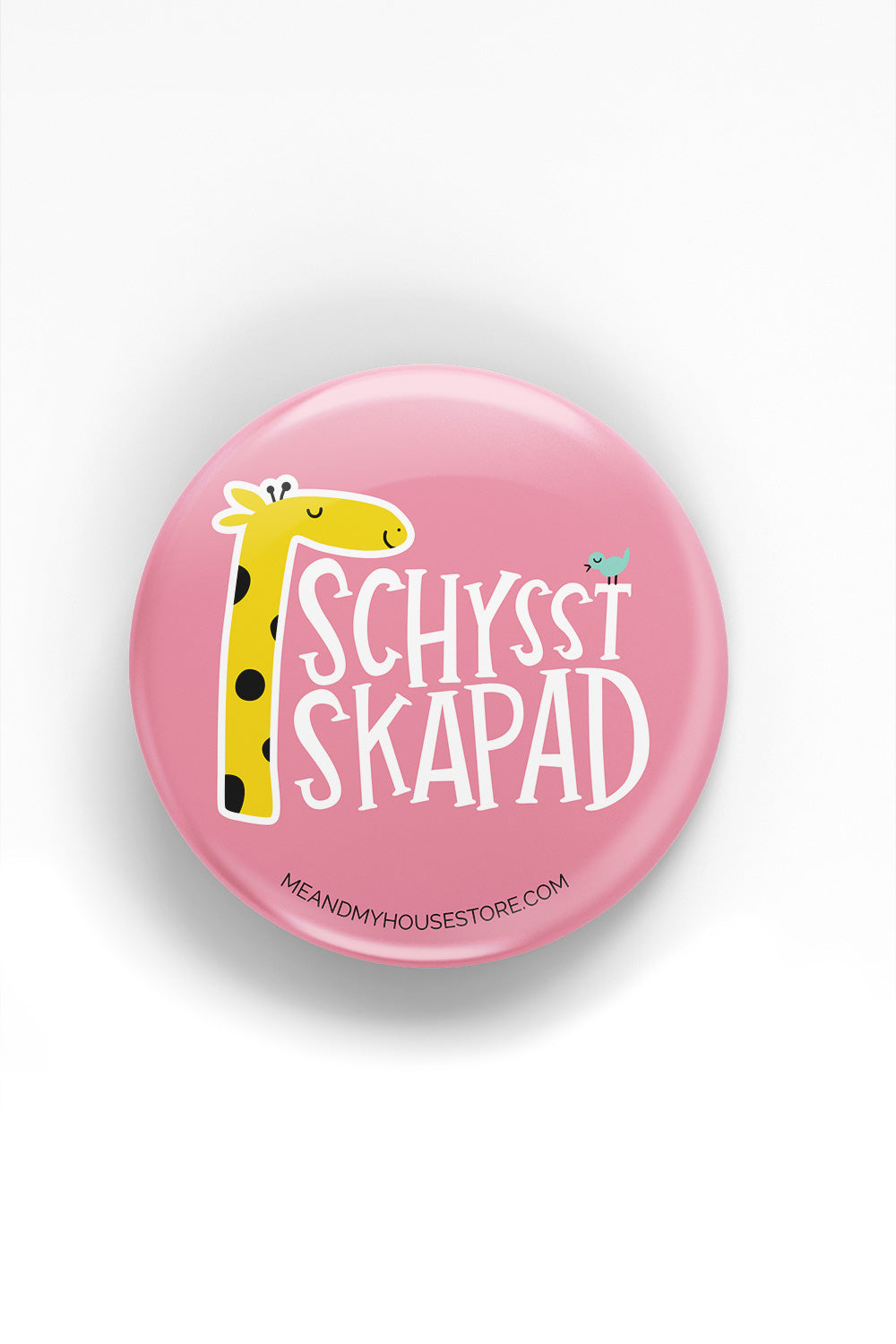 Söt knapp med giraff: Schysst skapad