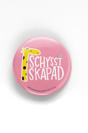 Söt knapp med giraff: Schysst skapad