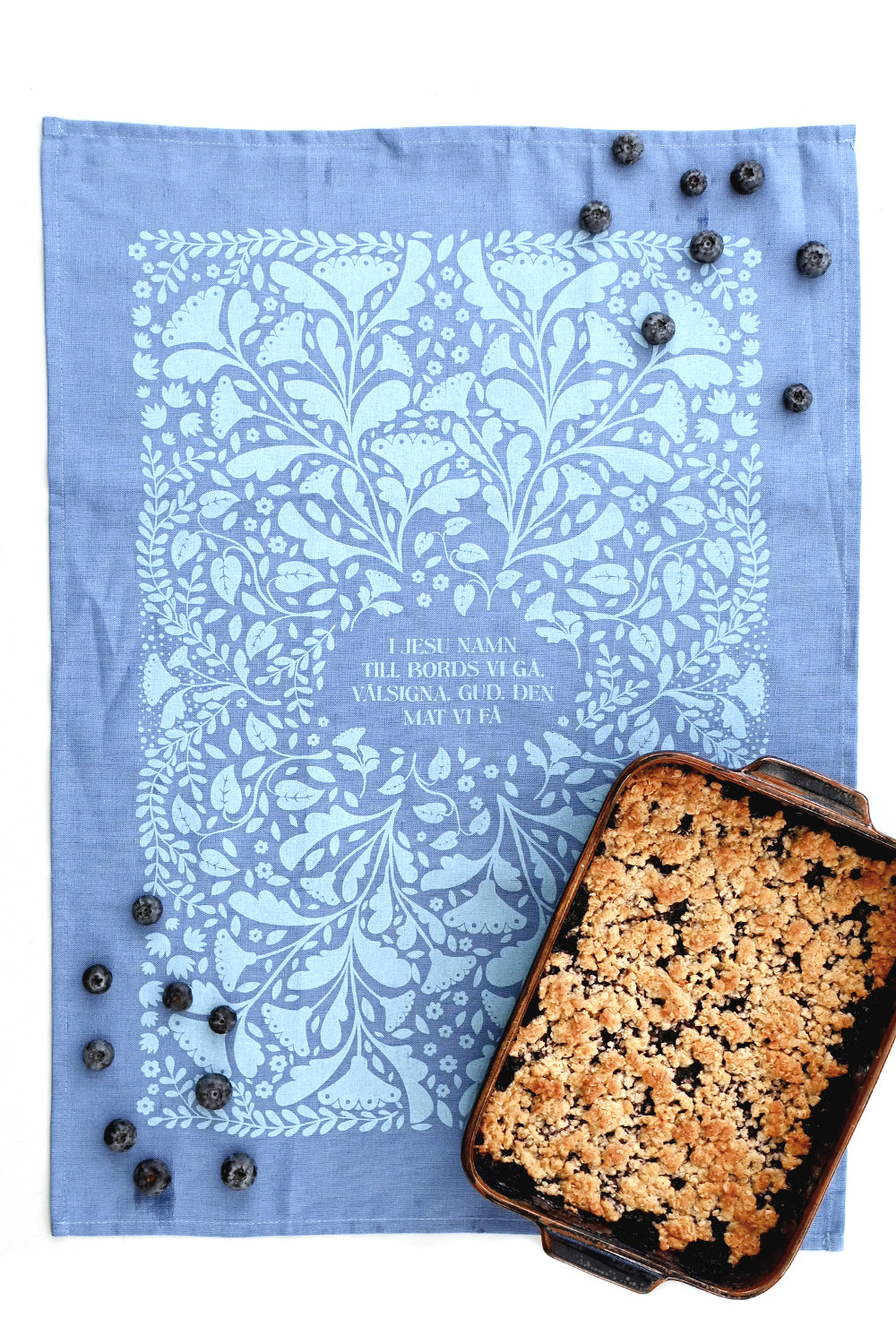 Kökshandduk: I Jesu namn till bords vi gå