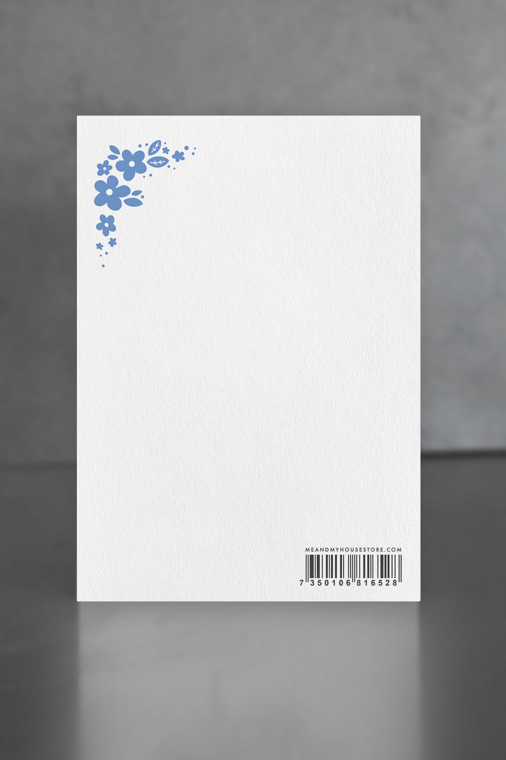 Vykort med blå blommor: Dag efter dag bär Han oss