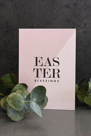 Matt vykort: Easter Blessings