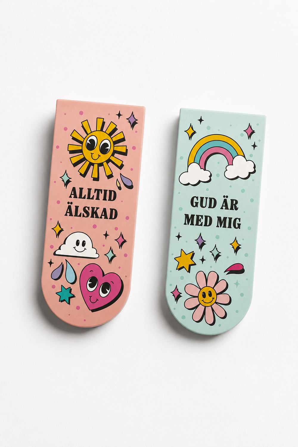 Magnetbokmärken: Alltid älskad/Gud är med mig