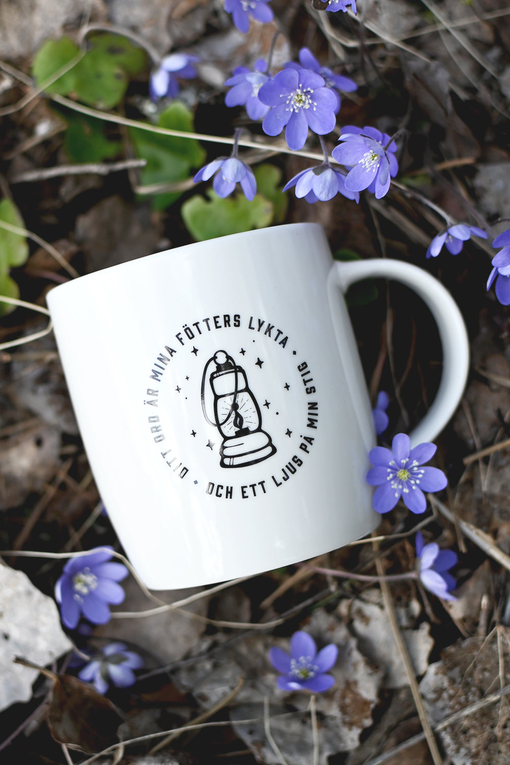 Mugg: Ditt ord är mina fötters lykta