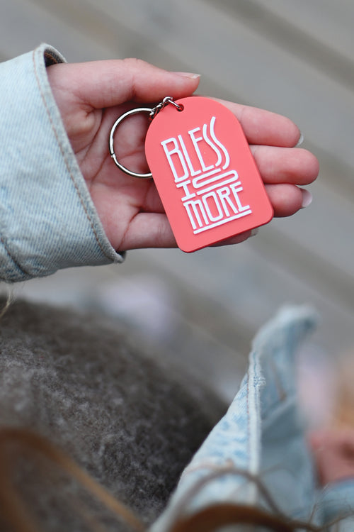 Nyckelring i silikon: Bless is more