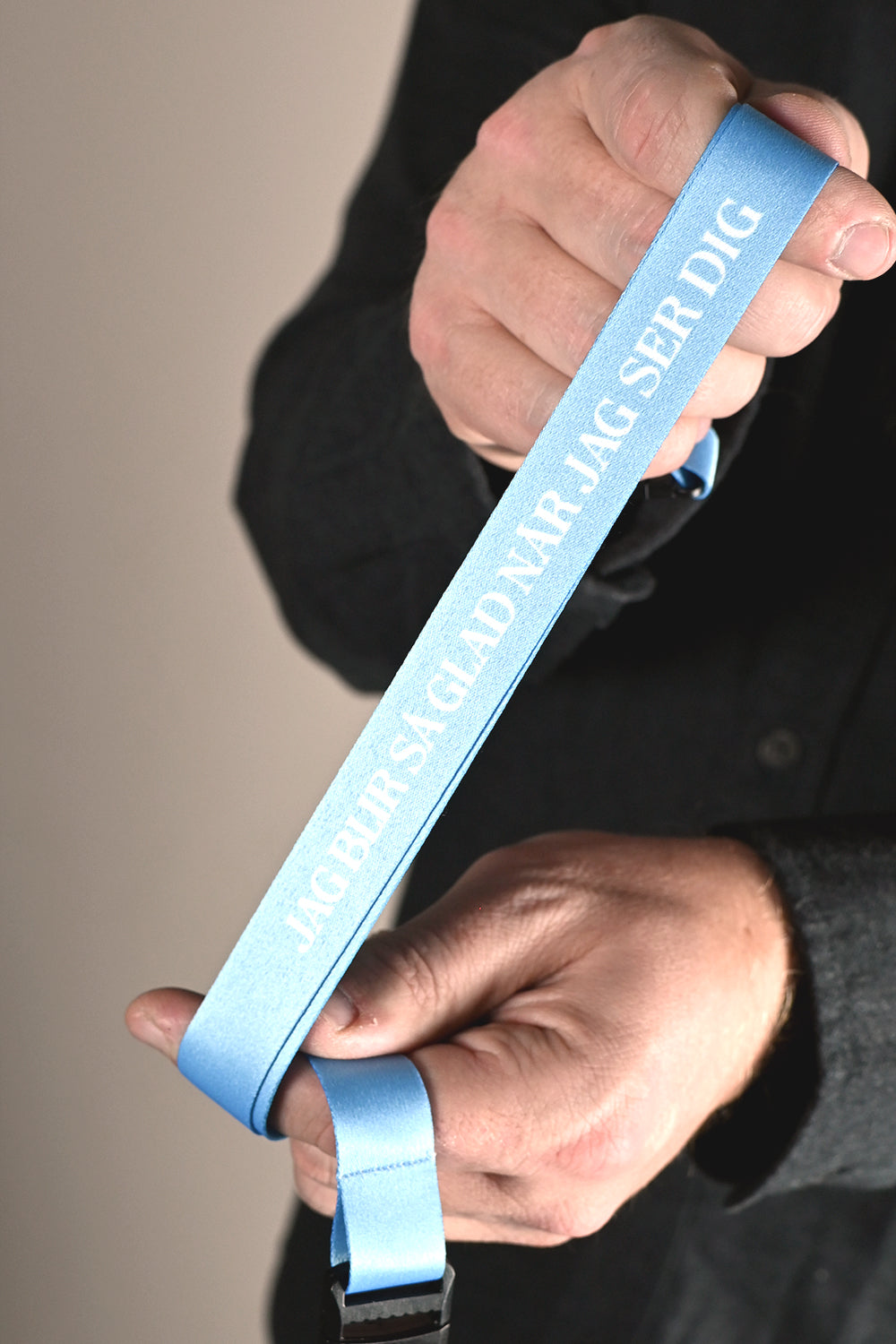 Långt nyckelband: Jag blir så glad när jag ser dig