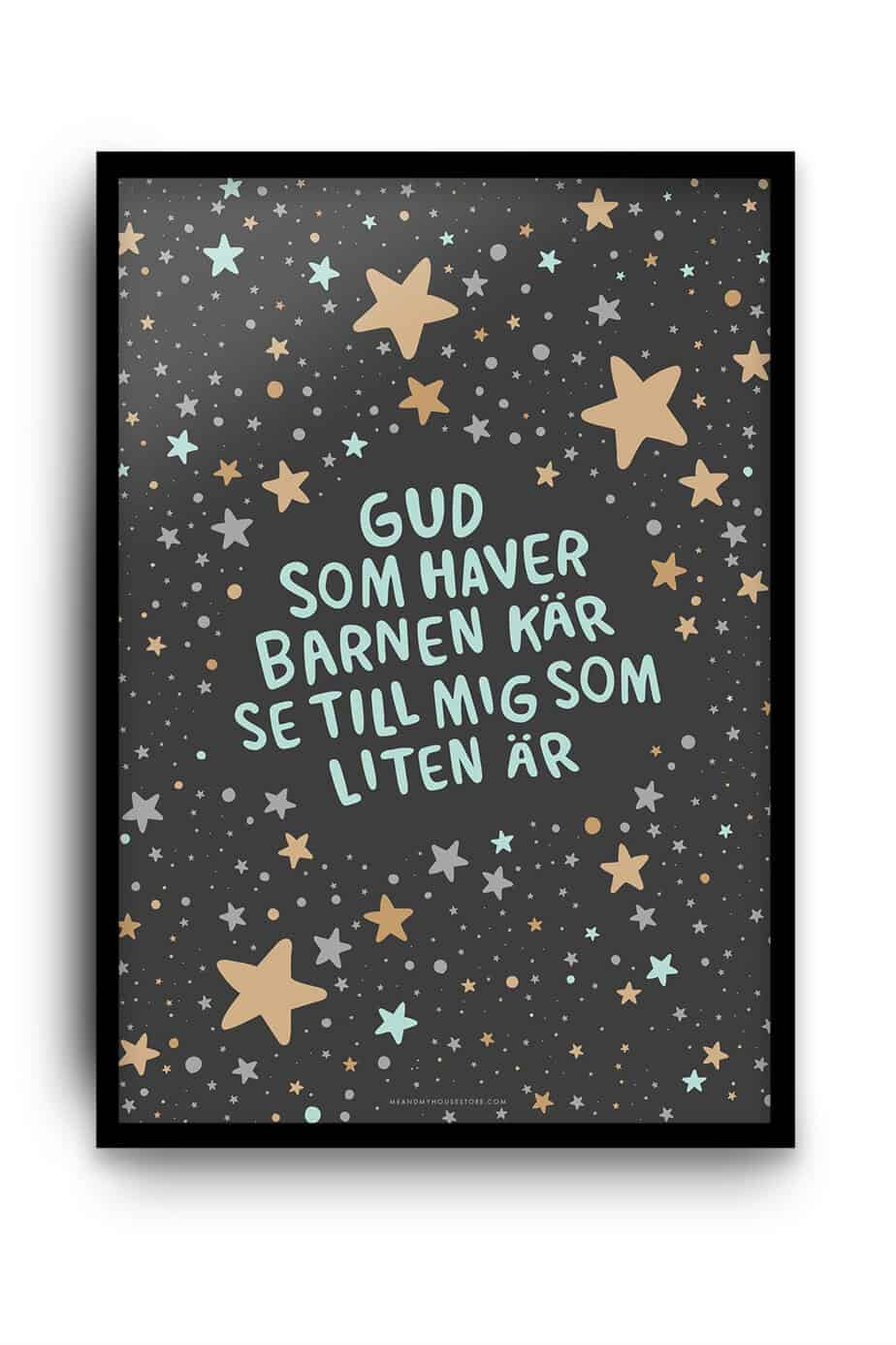 Poster med stjärnor: Gud som haver