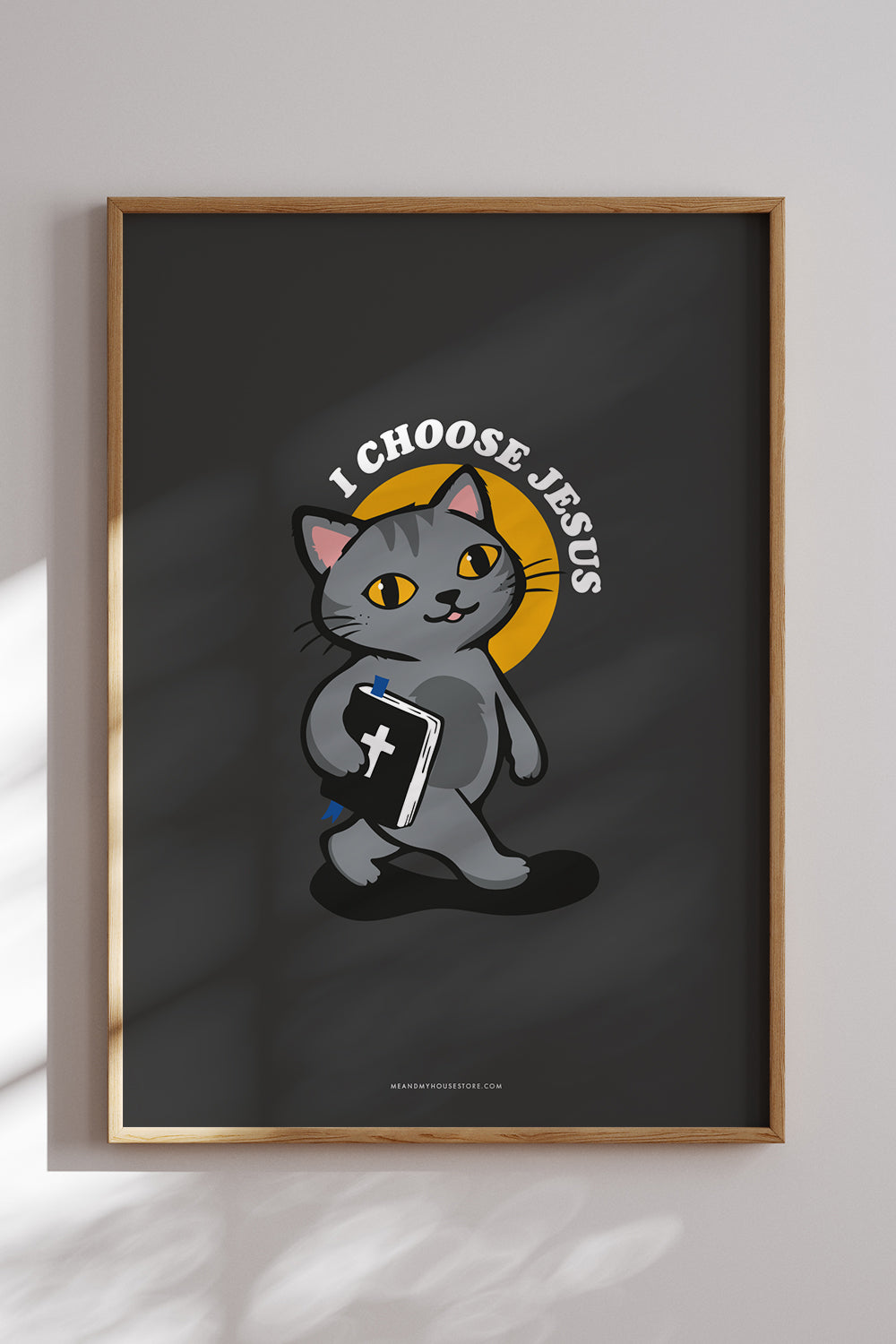 Färgglad poster: I choose Jesus