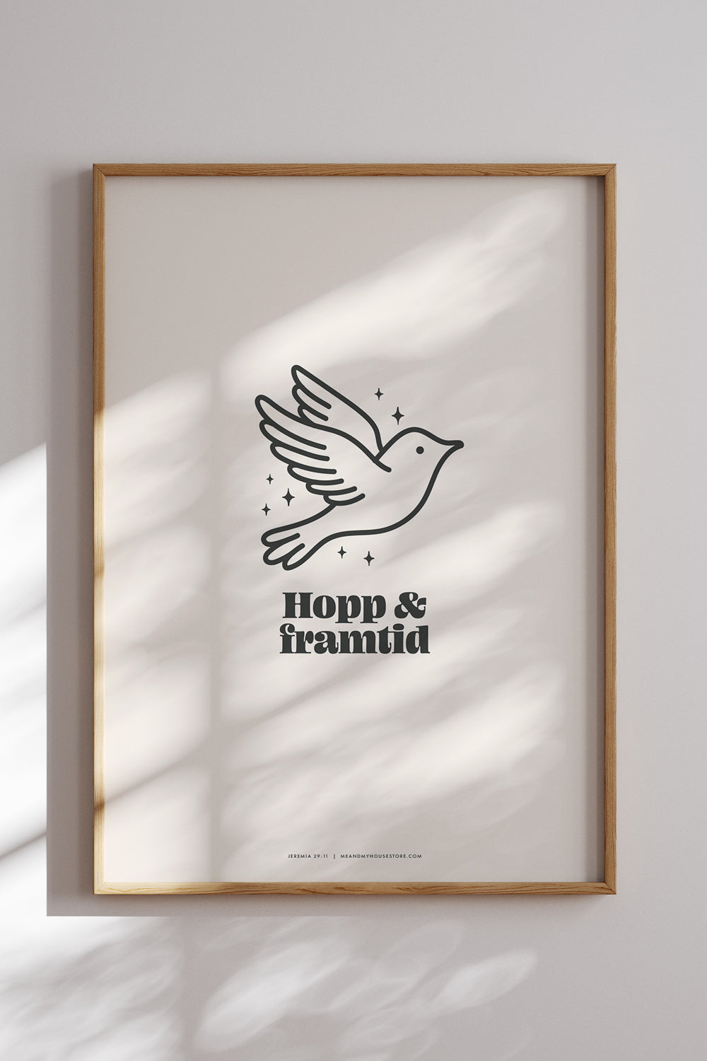 Poster med duva: Hopp & framtid