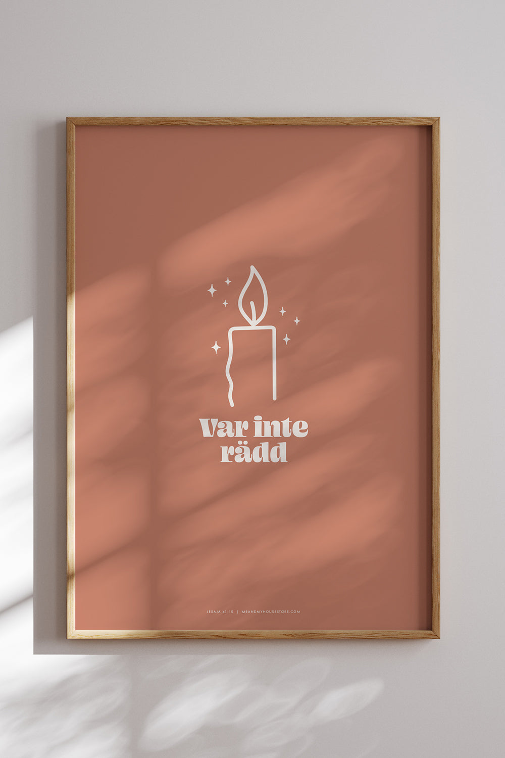 Poster med ljus: Var inte rädd