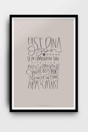 Poster: Fäst dina ögon på Jesus