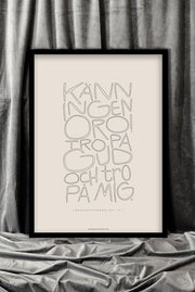 Poster: Känn ingen oro