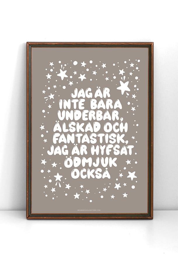 Poster: Jag är inte bara underbar