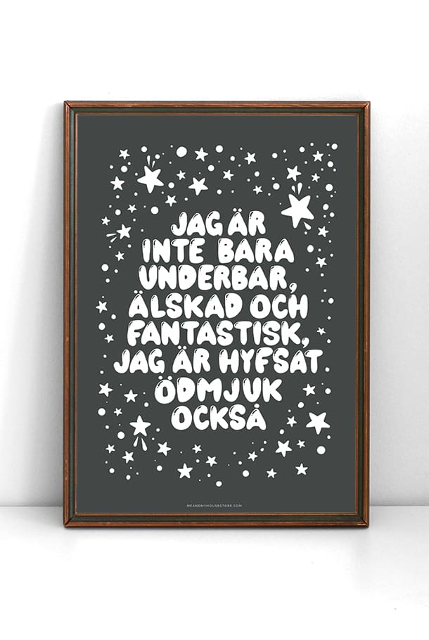 Poster: Jag är inte bara underbar